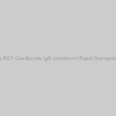 Image of TruStrip RDT Cow/Bovine IgG (colostrum) Rapid Test cards, 25/pk